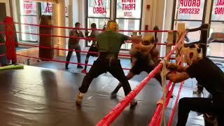 Vinnie Hacker Sparring Ahead Of Deji Fight shorts [upl. by Oinoitna]