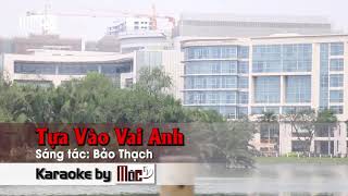 Tựa Vào Vai Anh Karaoke Khánh Phương [upl. by Hickey520]