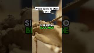 ✅Precio Barda de Block por M2 arquitectos construction ingenieria shorts arquitectura [upl. by Terryl765]