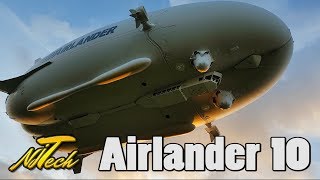 Hybrid Air Vehicles  Airlander 10 practising approaches [upl. by Amandy]