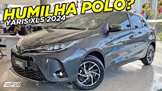 NOVO TOYOTA YARIS XLS HATCH 2024 ÚNICO COM TETO SOLAR PREÇO DE HB20 E CARO QUE POLO E CITY É BOM [upl. by Htiaf]