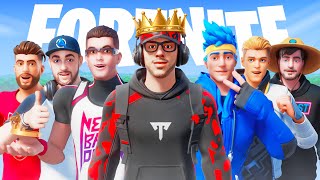 Winning With EVERY YouTuber Fortnite Icon Skin [upl. by Modnar]