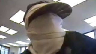 Washington State Bank Robbery Caught on Tape [upl. by Koralle]