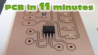 PCB making PCB prototyping quickly and easy  STEP by STEP [upl. by Arlon916]