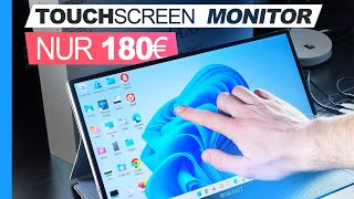 Preiswerter 14quot TOUCHSCREEN Monitor im Test — WIMAXIT M1400CT [upl. by Eneri887]