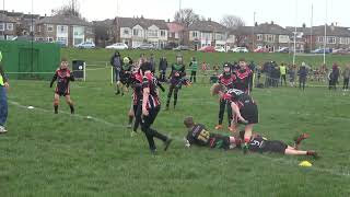 Shaw Cross Sharks Vs Emley Moor under 11s 2nd Half 04032023 [upl. by Ardnoed]