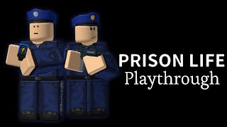 Escaping the Ultimate Lockdown  Roblox Prison Life Playthrough [upl. by Torray]