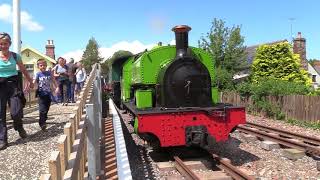 The South Tynedale Railway  9th June 2018  Alston to Slaggyford inaugural run [upl. by Analahs]