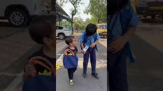 Akku apne bhai Duggu ko lekar aaya school se shorts [upl. by Annaeirb]