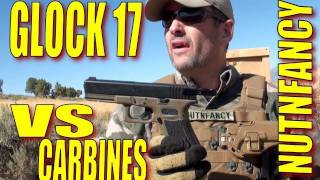 Glock 17 vs Pistol Caliber Carbines by Nutnfancy [upl. by Tobe]