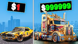 1 to 1000000 Transformer in GTA 5 [upl. by Ballinger471]