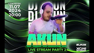 Odlot Do dubajuuu DJ AKUN live stream Party 2 quotJak się Pali Szopaquot [upl. by Bonaparte]