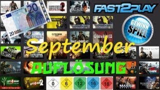 AUFLÖSUNG Gewinnspiel September Spiel deiner Wahl bis 20€ Fast2Playde german HD [upl. by Vas573]