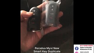 Perodua Smart key Specialist  Perodua Myvi  Duplicate Smart Key Keyless Remote  Petaling Jaya [upl. by Chandless]