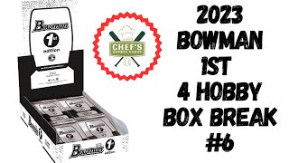 2023 BOWMAN 1ST EDITION 4 HOBBY BOX BREAK 6   LIVE 1192024 [upl. by Naihtniroc599]