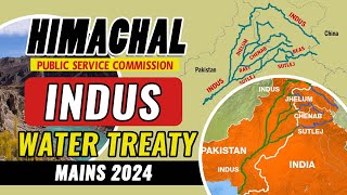 Himachal Public Service Commission  Indus water Treaty [upl. by Sirdna]