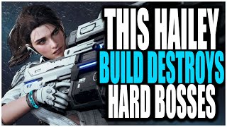 This HAILEY BUILD is so POWERFUL it DESTROYS HARD BOSSES SOLO in 10 SECONDS The First Descendant [upl. by Veno]