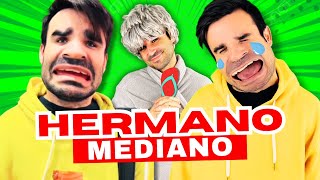 Mejores videos del HERMANO MEDIANO 🪠🤣 humor comedia HermanosMediano nachter [upl. by Alohcin]