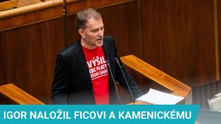 Igor úprimne a pravdivo o Ficovom ožobračovaní ľudí [upl. by Caraviello]