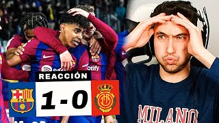 REACCIONANDO al Barcelona vs Mallorca 10 LAMINE YAMAL SALVA al BARÇA [upl. by Reni]