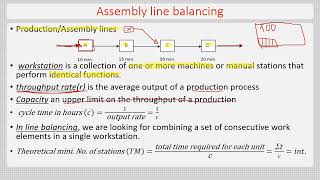 Assembly line balancing [upl. by Honeywell438]