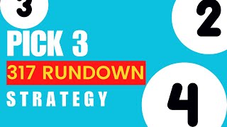 Pick 3 New York  317 Rundown Strategy [upl. by Sethrida]