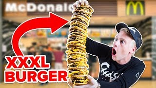 GRÖßTER BURGER DER WELT  😱 12500 Kalorien II RayFox [upl. by Jarv]