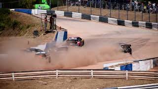 WRX World Rallycross Nyirad 2024 Sunday Heat Crash 2 [upl. by Airyk]