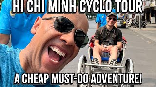 Ho Chi Minh Cyclo Tour A CHEAP MUSTDO Adventure [upl. by Namurt980]