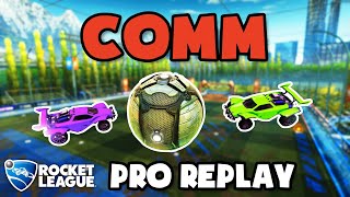 Comm Pro Ranked 2v2 POV 27  Rocket League Replays [upl. by Loy]