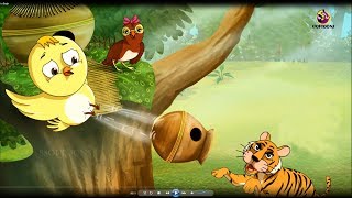 टूनी और शेर  TOONI And The TIGER  Fairy tail in Hindi  Baccho ki Kahaniya [upl. by Ynohtnad208]