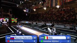 FIE WCH Catania 2011 Womens Foil Team Gold [upl. by Ripley735]