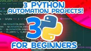 3 Python Automation Projects  For Beginners [upl. by Saum]