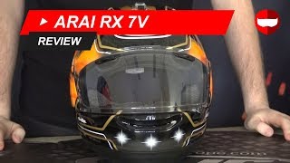 Arai RX 7V Racing Helmet Review amp Unboxing  ChampionHelmetscom [upl. by Docilla]