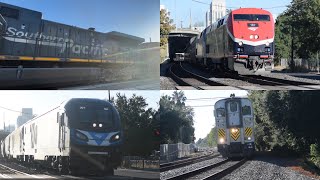 Trains in West Sacramento [upl. by Dworman]