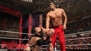 The Great Khali vs Ryback Raw June 24 2013 [upl. by Marb763]