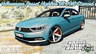 GTA 5 Volkswagen Passat Highline B8 2016 Stanced [upl. by Sessilu20]