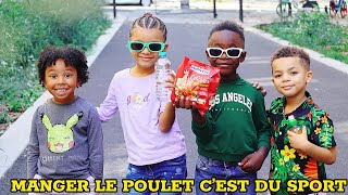 MAEL ET JADE  MANGER LE POULET C’EST DU SPORT Clip Officiel prod by Sphinx [upl. by Yrruc117]