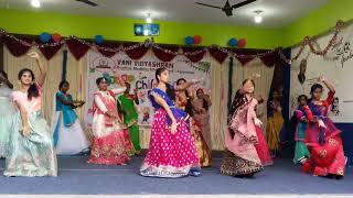 Childrens day celebration 202223 9th girls dance  VANI VIDYASHRAM HIGH SCHOOL  PALAMANER [upl. by Eriuqs]