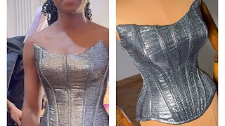 How to draft an overbust corset with a trendy neckline [upl. by Hyacinthie]