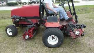 2000 Toro 5500D 03802 Reelmaster Fairway Mower w Kubota D1105T Diesel Engine Parts For Sale [upl. by Ominoreg]