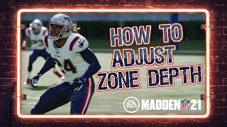 Madden 21  Using Coaching Adjustments to Change Zone Depth [upl. by Airbmac]