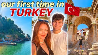 OUR FIRST TIME IN TURKEY Couples Holiday In Antalya 🇹🇷 [upl. by Mackenzie]