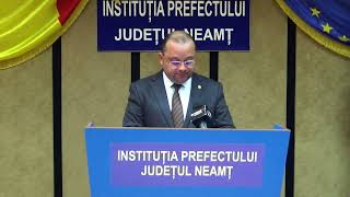 Conferința de presă  Instituția Prefectului  Județul Neamț [upl. by Canfield]