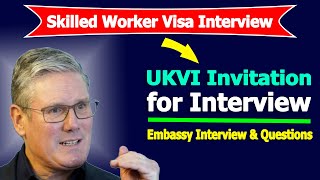 Skilled Worker Visa Embassy Interview and Questions skilledworkervisa [upl. by Miculek497]