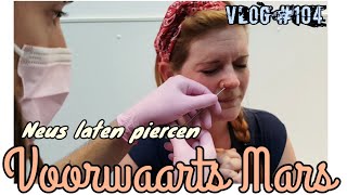 Mijn neus laten piercen Vlog 104 [upl. by Ieso]