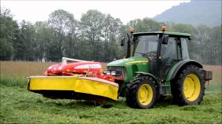 John Deere 5090r FauchagePöttinger x2 [upl. by Rosalynd89]