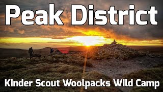 Peak District  Kinder Scout Woolpacks Wild Camp [upl. by Catie846]