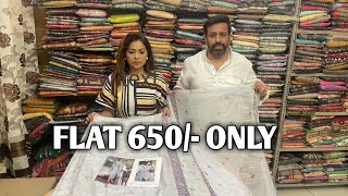 BIGGEST SALE pure cambric cotton suitspakistani suits FREE SHIPPING ALL OVER INDIA SINGLE AVAILABLE [upl. by Jonna]