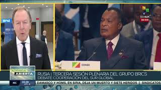 La cumbre de los BRICS desarrolla sección plenaria [upl. by Vey]